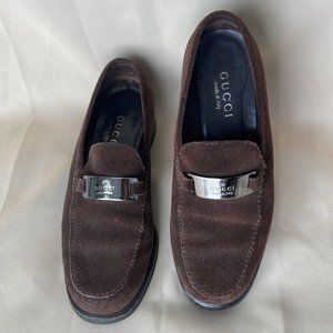 GUCCI Suede Loafers, Authentic